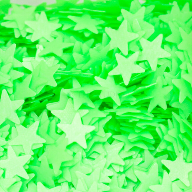 The Studio - Art Pack #093 - Assorted Colored Star Confetti - 12 styles