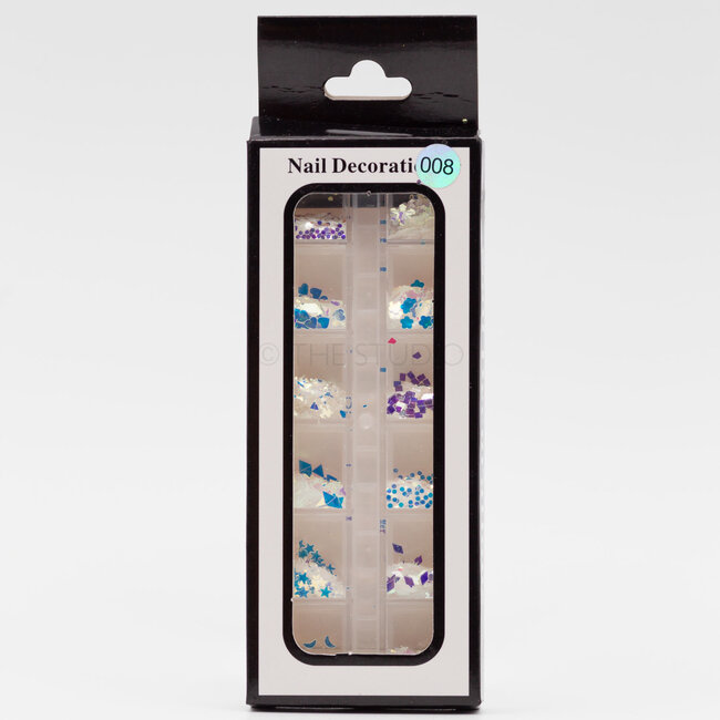 The Studio - Art Pack #121 - Assorted Nail Art - 12 pcs - 008