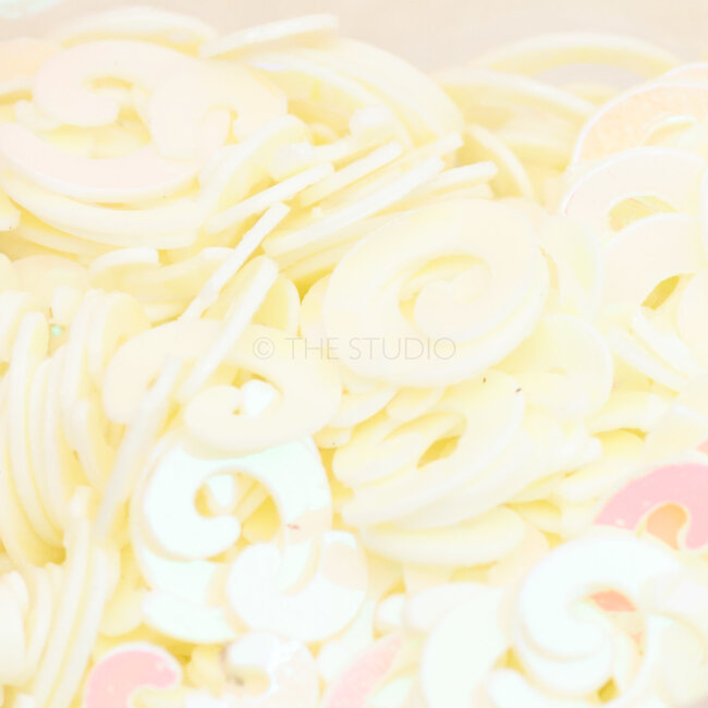 The Studio - Art Pack #220 - Assorted Yellow Confetti - 12 pcs - 004