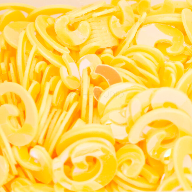 The Studio - Art Pack #220 - Assorted Yellow Confetti - 12 pcs - 004