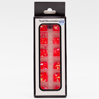 The Studio - Art Pack #094 - Assorted Red Confetti - 012 - 12 pcs