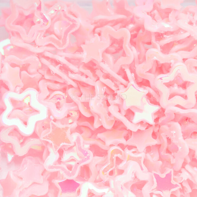 The Studio - Art Pack #224 - Assorted Pink & Iridescent Confetti - 12 pcs - 029