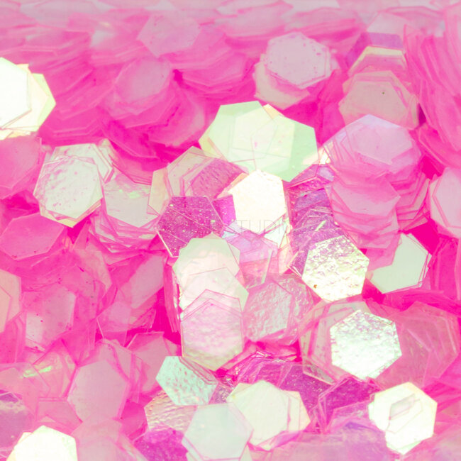 The Studio - Art Pack #224 - Assorted Pink & Iridescent Confetti - 12 pcs - 029