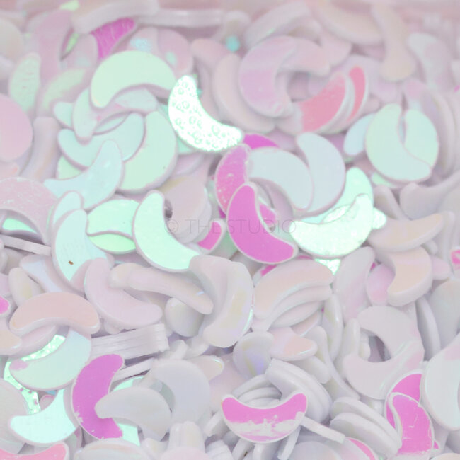 The Studio - Art Pack #224 - Assorted Pink & Iridescent Confetti - 12 pcs - 029