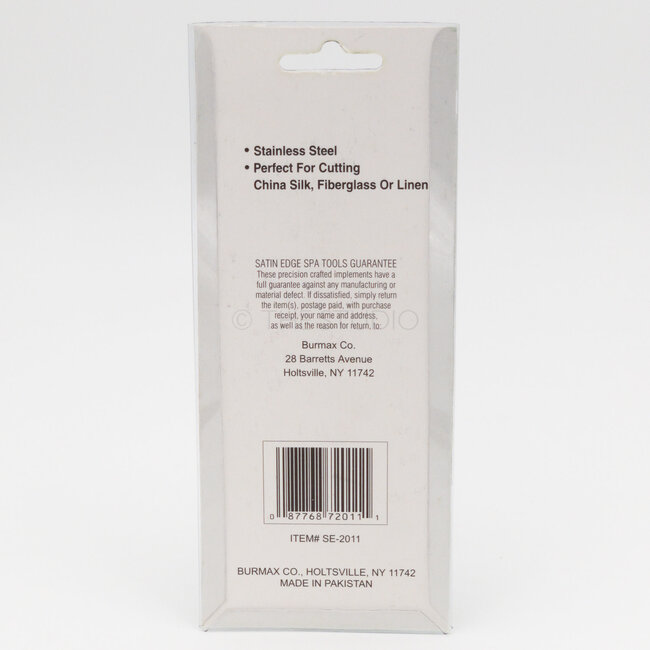 Satin Edge - Stork Scissors (SE-2011) - Silver