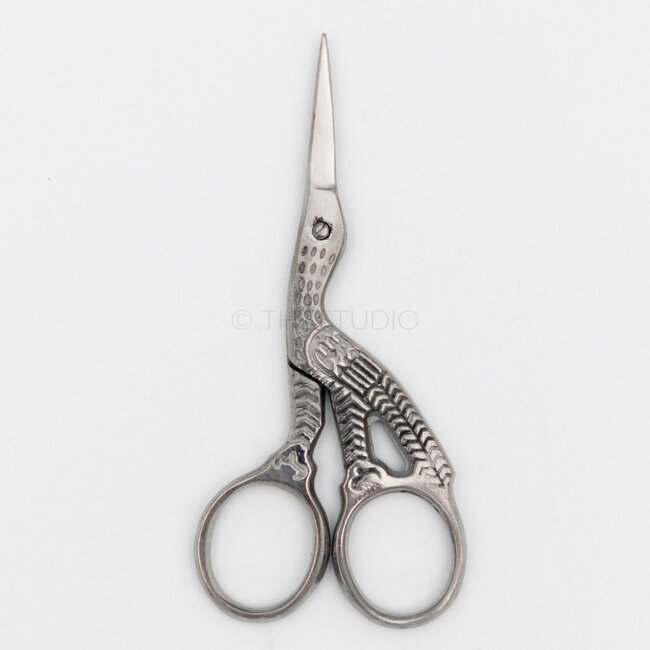 Satin Edge - Stork Scissors (SE-2011) - Silver