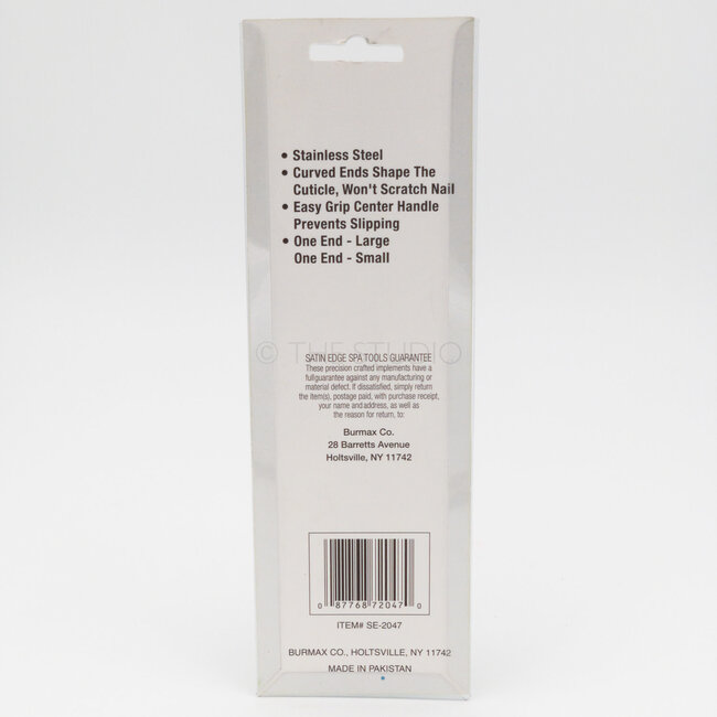 Satin Edge - Double Ended Cuticle Pusher - 2047