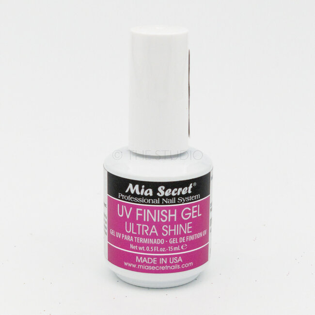 Mia Secret Mia Secret - Gel - UV Finish Gel - Ultra Shine Top Coat (No Wipe) - 0.5 oz
