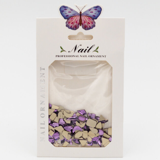 The Studio - Art Pack #280 - Assorted Large Purple Rhinestones