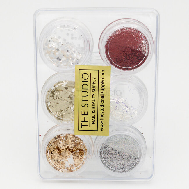 The Studio - Art Pack #232 - Assorted Nail Art - 6 pcs