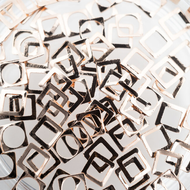 The Studio - Art Pack #233 - Assorted Rose Gold Charms - 6 pcs