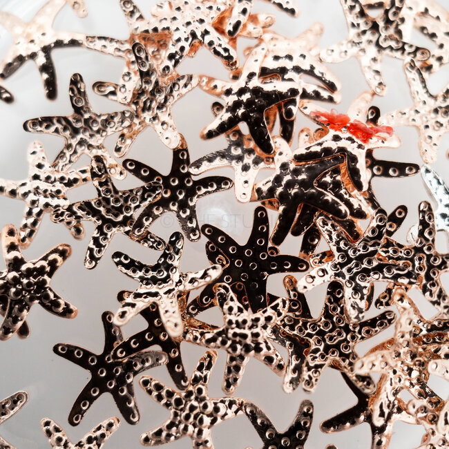 The Studio - Art Pack #233 - Assorted Rose Gold Charms - 6 pcs