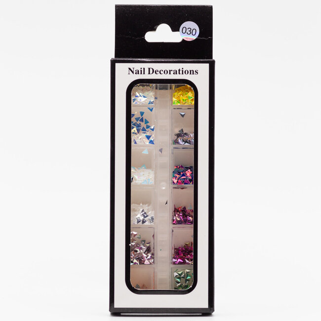 The Studio - Art Pack #216 - Assorted Pyramid Confetti - 12 pcs - 030