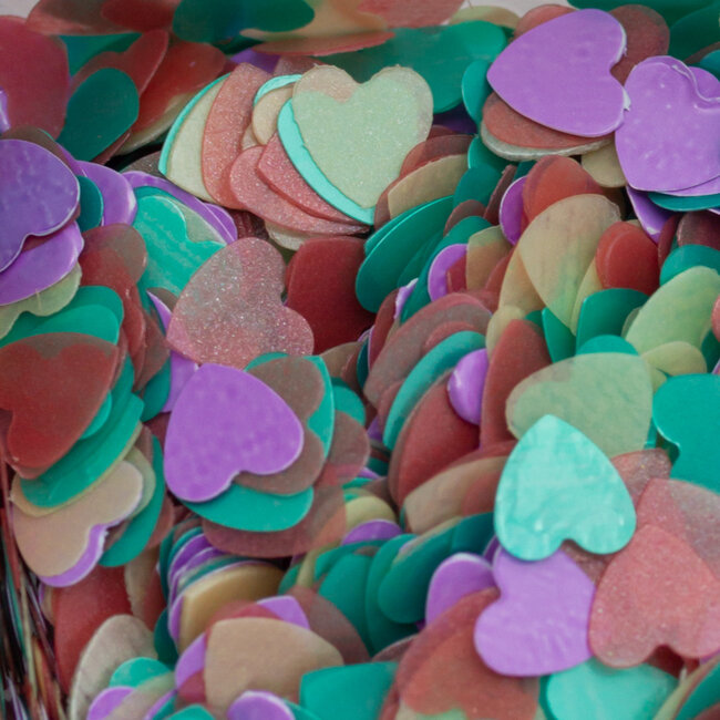 The Studio - Art Pack #225 - Assorted Heart Confetti - 12 pcs - 032