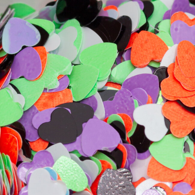 The Studio - Art Pack #225 - Assorted Heart Confetti - 12 pcs - 032