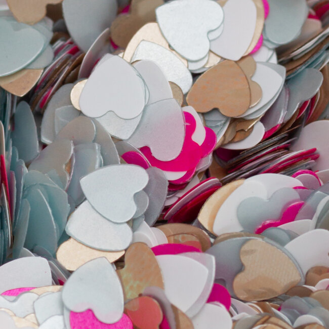 The Studio - Art Pack #225 - Assorted Heart Confetti - 12 pcs - 032