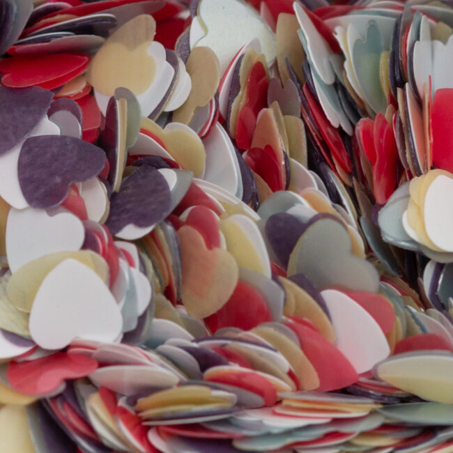 The Studio - Art Pack #225 - Assorted Heart Confetti - 12 pcs - 032