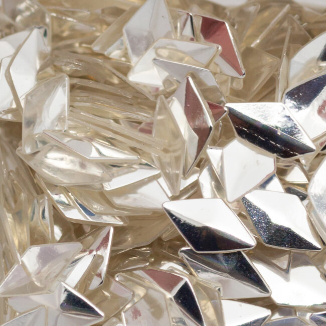 The Studio - Art Pack #091 - Assorted Silver Confetti - 024 - 12 pcs