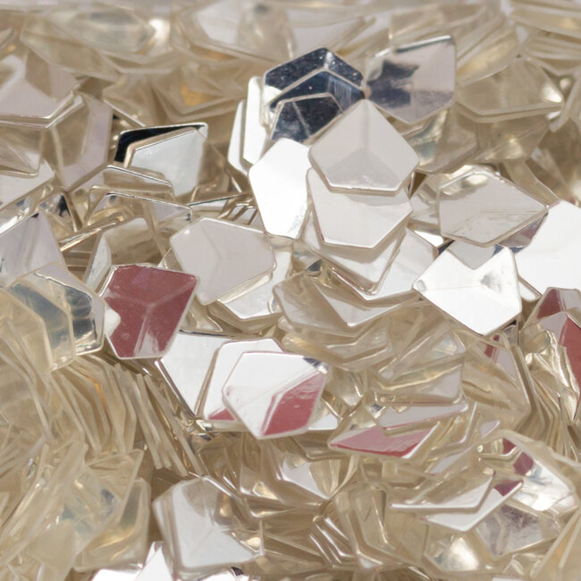 The Studio - Art Pack #091 - Assorted Silver Confetti - 024 - 12 pcs