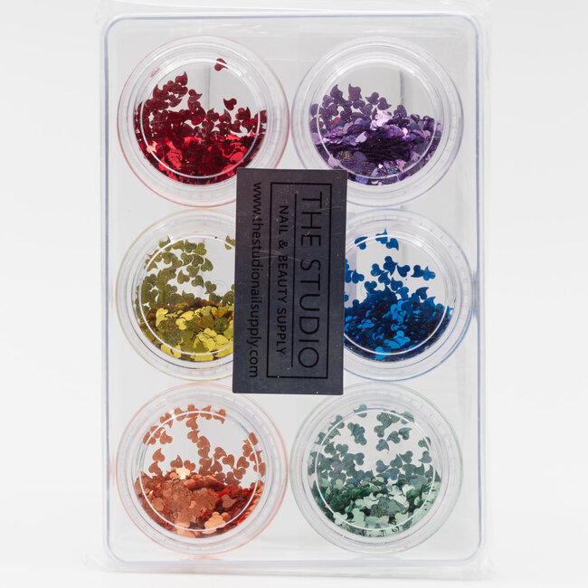 The Studio The Studio - Art Pack #124 - Assorted Heart Confetti - 6 pcs