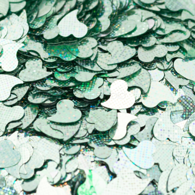 The Studio - Art Pack #124 - Assorted Heart Confetti - 6 pcs