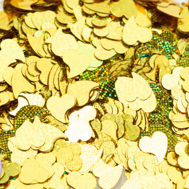 The Studio - Art Pack #124 - Assorted Heart Confetti - 6 pcs