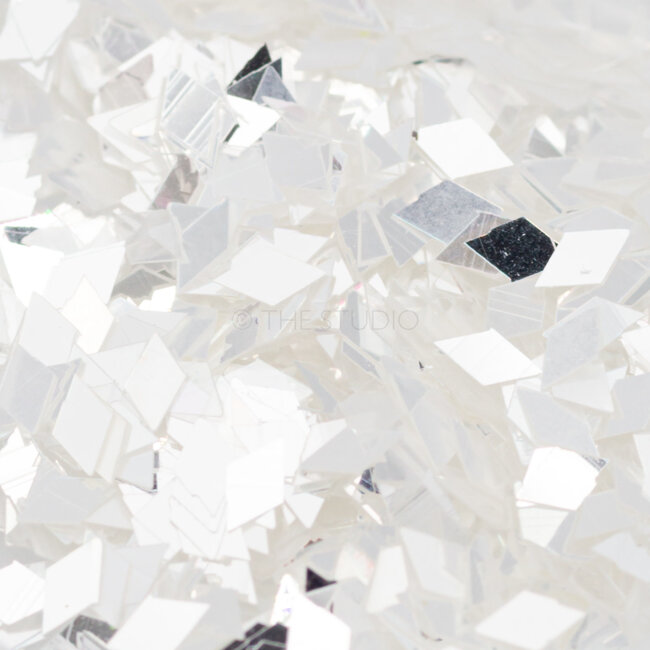 The Studio - Art Pack #112_230 - Assorted Silver Confetti - 6 pcs