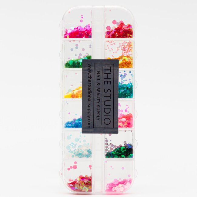 The Studio - Art Pack #160 - Assorted Round Confetti - 12 pcs