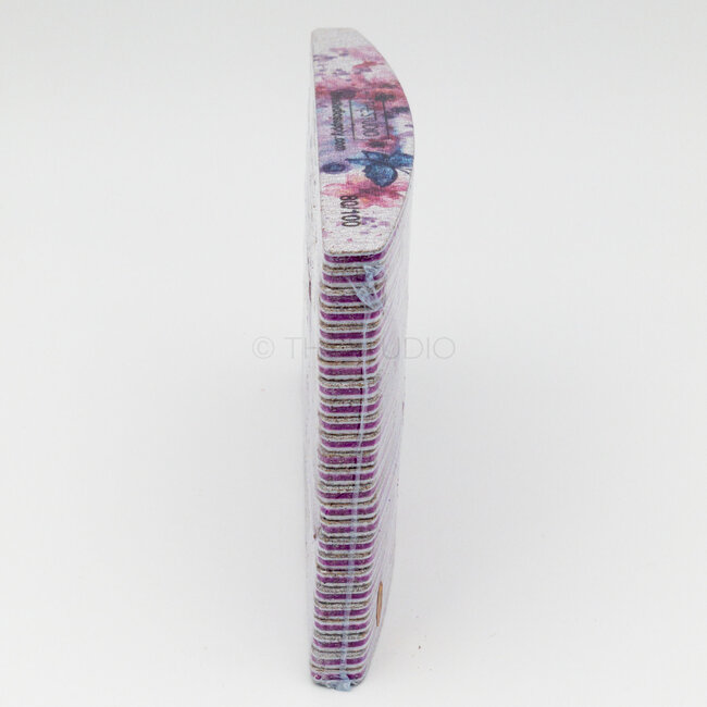 The Studio - Files - Oval - 80/100 - Zebra/ Black - Butterfly - 25 Count