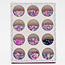 The Studio - Art Pack #240 - Assorted Purple Confetti - 12 pcs