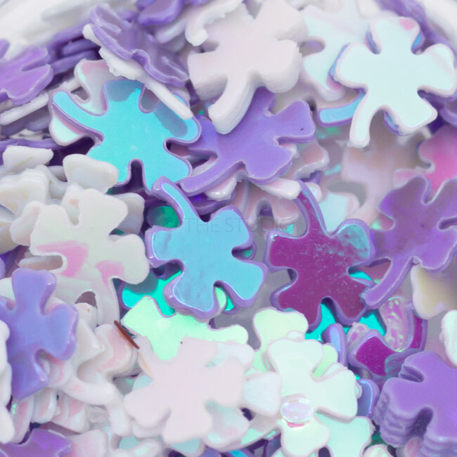 The Studio - Art Pack #240 - Assorted Purple Confetti - 12 pcs
