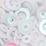 The Studio - Art Pack #263 - Assorted White Iridescent Confetti - 12 pcs