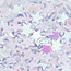 The Studio - Art Pack #263 - Assorted White Iridescent Confetti - 12 pcs