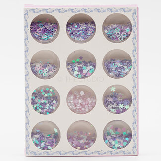 The Studio The Studio - Art Pack #239 - Assorted Purple Nail Art - 12 pcs