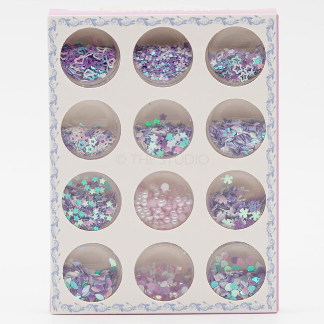 The Studio The Studio - Art Pack #239 - Assorted Purple Nail Art - 12 pcs