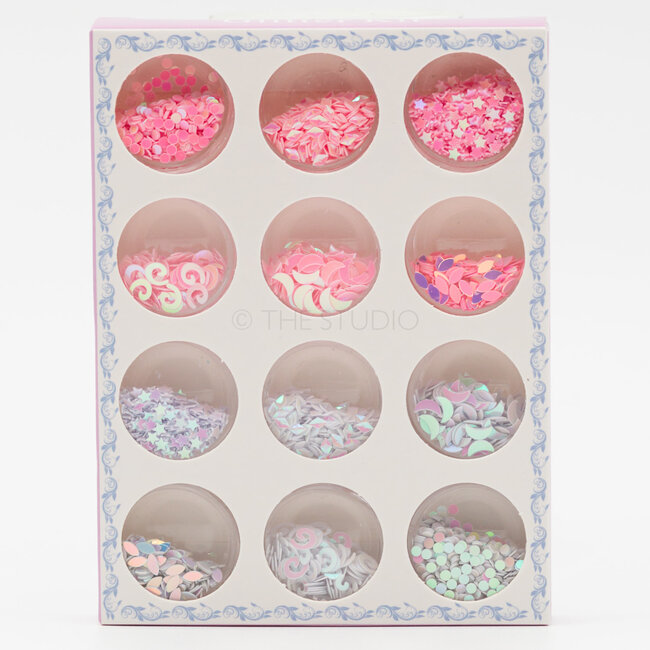 The Studio - Art Pack #234 - Assorted Nail Art Confetti - 12 pcs