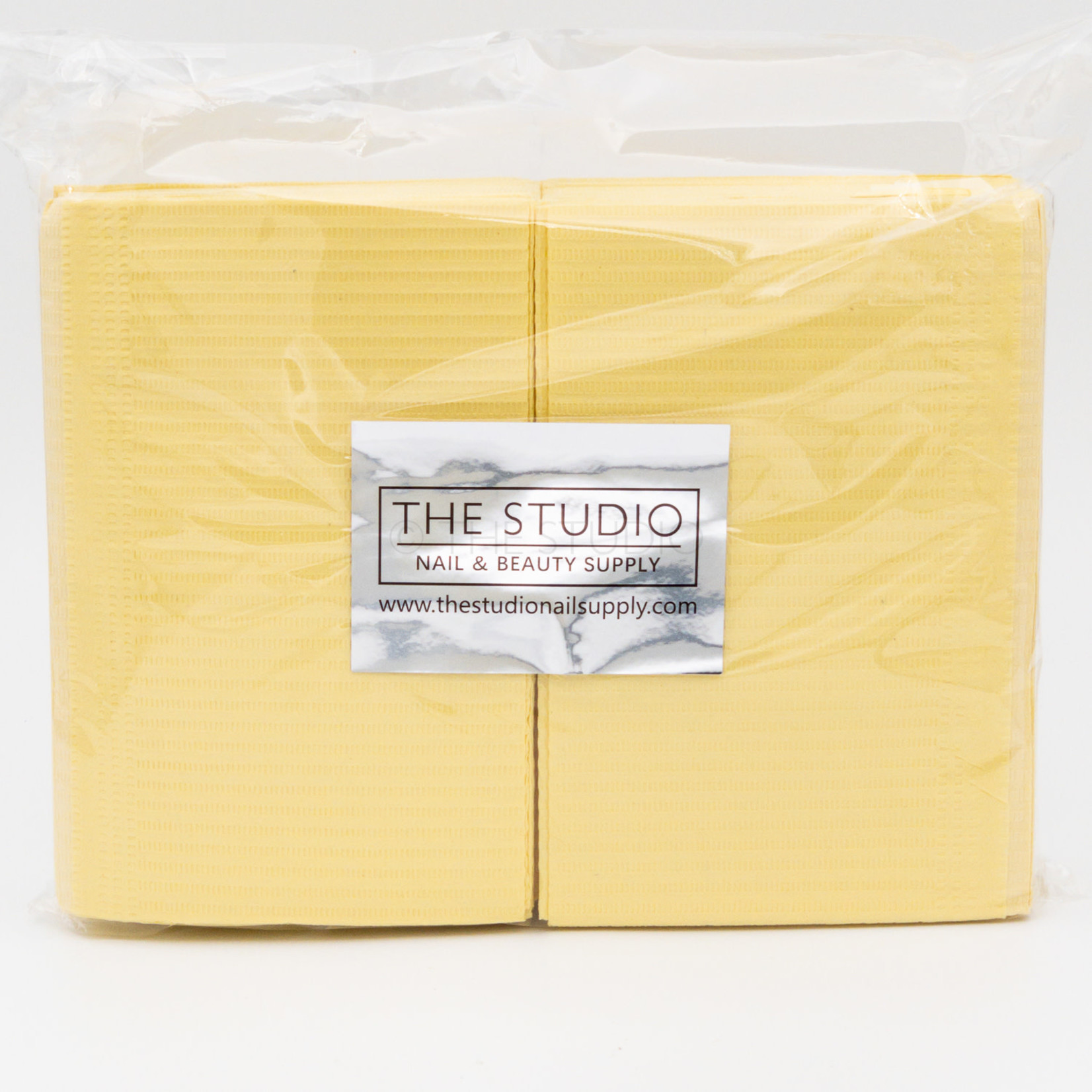 The Studio Disposable Towels - Table Liners/ Bibs - Yellow - 50 ct