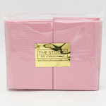 The Studio Disposable Towels - Table Liners/ Bibs - Pink - 50 ct