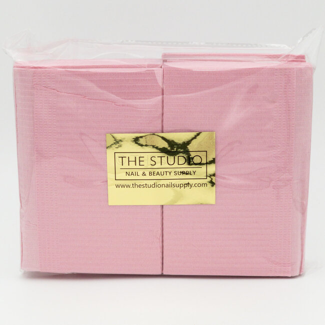 Disposable Towels - Table Liners/ Bibs - Pink - 50 ct