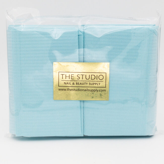 The Studio Disposable Towels - Table Liners/ Bibs - Blue - 50 ct