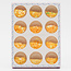 The Studio - Art Pack #237 - Assorted Yellow Confetti - 12 pcs