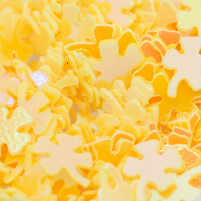 The Studio - Art Pack #237 - Assorted Yellow Confetti - 12 pcs