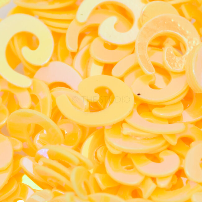 The Studio - Art Pack #237 - Assorted Yellow Confetti - 12 pcs