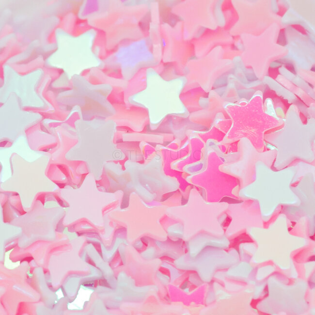 The Studio - Art Pack #241 - Assorted Pink Confetti - 12 pcs