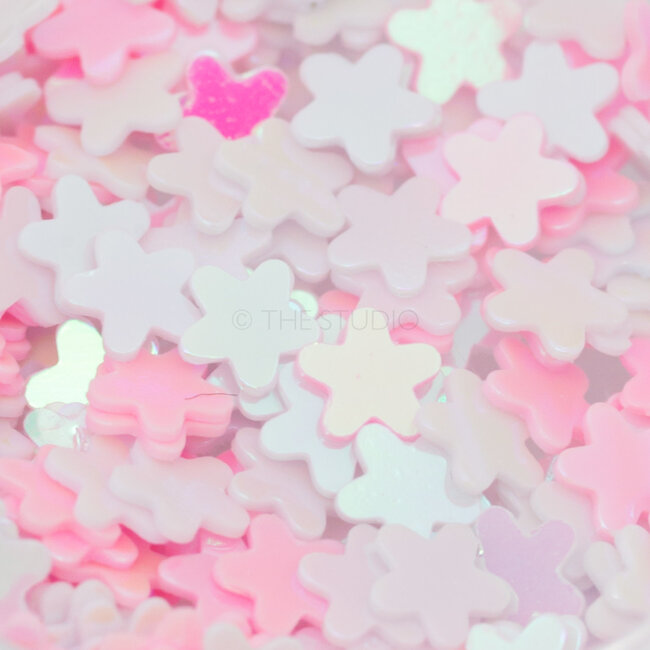 The Studio - Art Pack #241 - Assorted Pink Confetti - 12 pcs