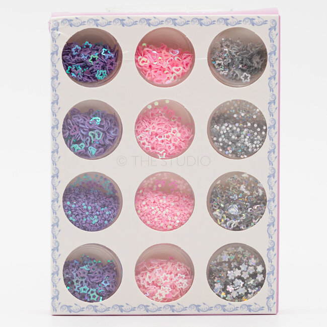 The Studio - Art Pack #235 - Assorted Nail Art Confetti - 12 pcs