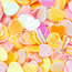 The Studio - Art Pack #242 - Assorted Yellow and Pink Confetti - 12 pcs