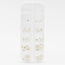 The Studio The Studio - Art Pack #295 - White Flower Nail Art - 12 pcs
