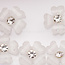 The Studio - Art Pack #295 - White Flower Nail Art - 12 pcs