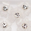 The Studio The Studio - Art Pack #295 - White Flower Nail Art - 12 pcs